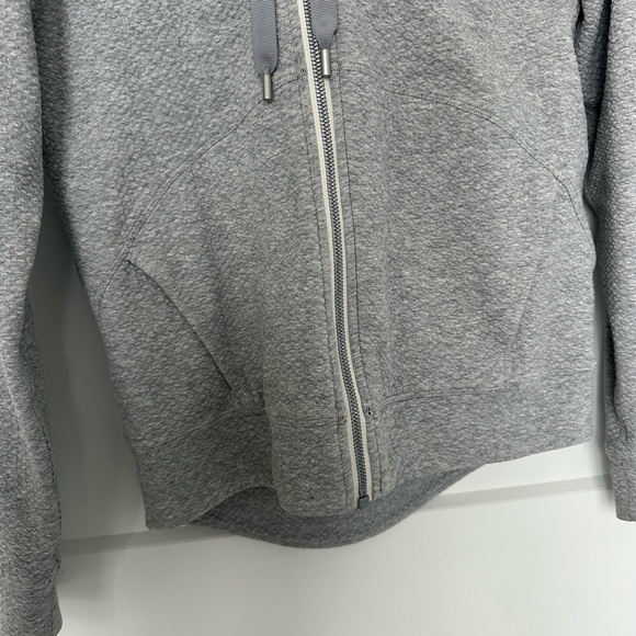 Lululemon Gray Women's Zip-Up Hoodie - Size 4 - Picture 5 of 12